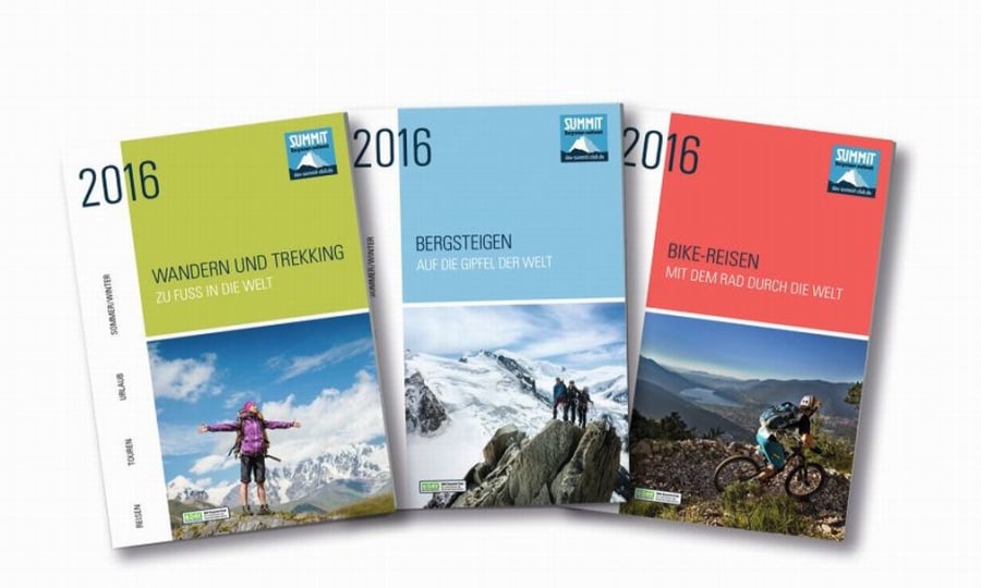 Neue Kataloge 2016 Hauser und DAV Summit Club